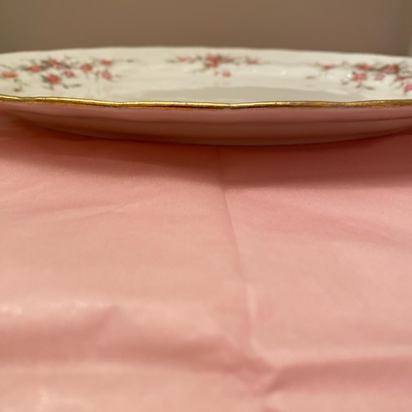 EUC VINTAGE PARAGON VICTORIANA ROSE MEDIUM PLATTER BONE CHINA - Picture 8 of 10